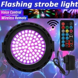 Bühnenlaserlicht – Projektor – Sound aktiviert – Fernbedienung – RGB – 78 LED – DMX