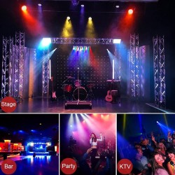 Stage laser light - projector - sound activated - remote - RGB - 78 LED - DMXStage & events lighting