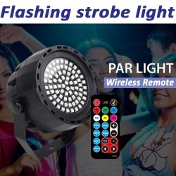 Stage laser light - projector - sound activated - remote - RGB - 78 LED - DMXStage & events lighting