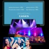 Bühnenlaserlicht – Projektor – Sound aktiviert – Fernbedienung – RGB – 78 LED – DMX
