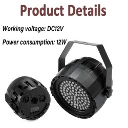 Bühnenlaserlicht – Projektor – Sound aktiviert – Fernbedienung – RGB – 78 LED – DMX