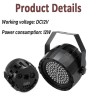 Bühnenlaserlicht – Projektor – Sound aktiviert – Fernbedienung – RGB – 78 LED – DMX