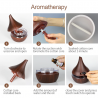 Ultrasonic Air humidifier - essential oils diffuser - LED - USB - 300mlHumidifiers