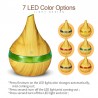 Ultrasonic Air humidifier - essential oils diffuser - LED - USB - 300mlHumidifiers
