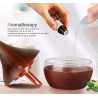 Ultrasonic Air humidifier - essential oils diffuser - LED - USB - 300mlHumidifiers