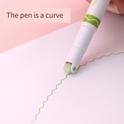 Artistic pen - curved lines marker - roller pen with patterns - 3 piecesPens & Pencils