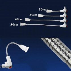 Flexible bulb holder - extension adapter - socket with On / OFF switch - E27Lighting fittings