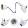 Flexible bulb holder - extension adapter - socket with On / OFF switch - E27Lighting fittings