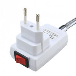 Flexible Lampenfassung - Verlängerungsadapter - Fassung mit Ein-/Ausschalter - E27