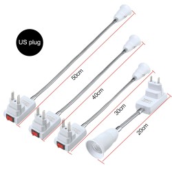 Flexible bulb holder - extension adapter - socket with On / OFF switch - E27Lighting fittings