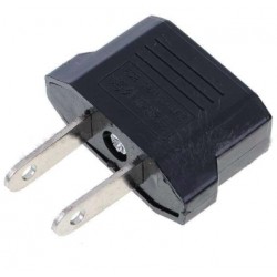 EU zu US Konverter - Adapter - rund zu flach - Reisestecker - US Stecker