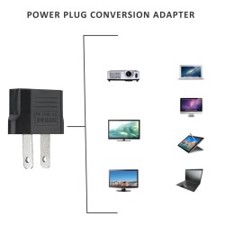 EU zu US Konverter - Adapter - rund zu flach - Reisestecker - US Stecker