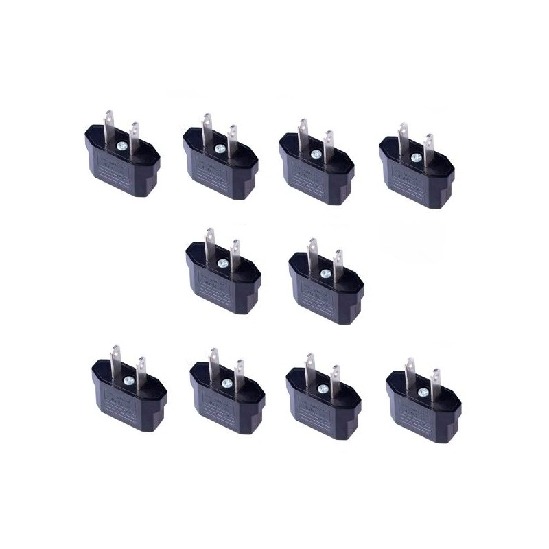 EU auf US Stecker - Adapter - Konverter - 10 Stück