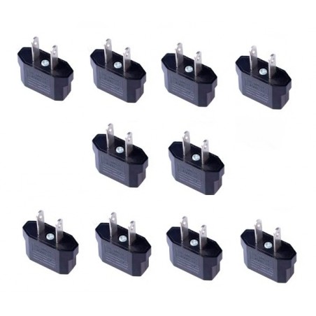 EU auf US Stecker - Adapter - Konverter - 10 Stück