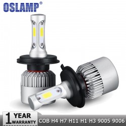 OSLAMP - COB 12V - 24V LED - Autoscheinwerfer - Glühlampe - Hi-Lo Beam - 72W - 8000LM - 6500K - 2 Stück