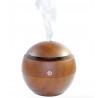 Ultrasonic air humidifier - essential oils diffuser - LED - USB - wooden grain - 130mlHumidifiers
