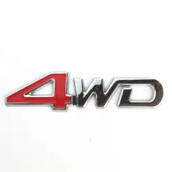 4WD Autoaufkleber - 3D Metallemblem