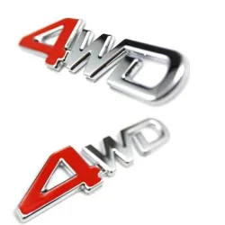 4WD Autoaufkleber - 3D Metallemblem