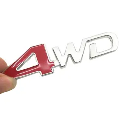 4WD Autoaufkleber - 3D Metallemblem