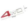 4WD Autoaufkleber - 3D Metallemblem