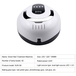 SUN S9 - Nageltrockner - Maniküre / Pediküre - LED - 120W
