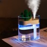 Transparent ultrasonic air humidifier - essential oils diffuser - cactus - LED - USB - 160 mlHumidifiers