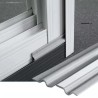Dichtungsstreifen für Fenster / Türen - selbstklebend - schalldicht - wasserdicht - Nylonschaum