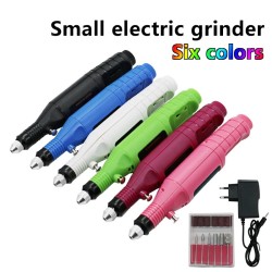 Electric nail drill - nail file - engraving machine - with drill bits - EU plugNail drills