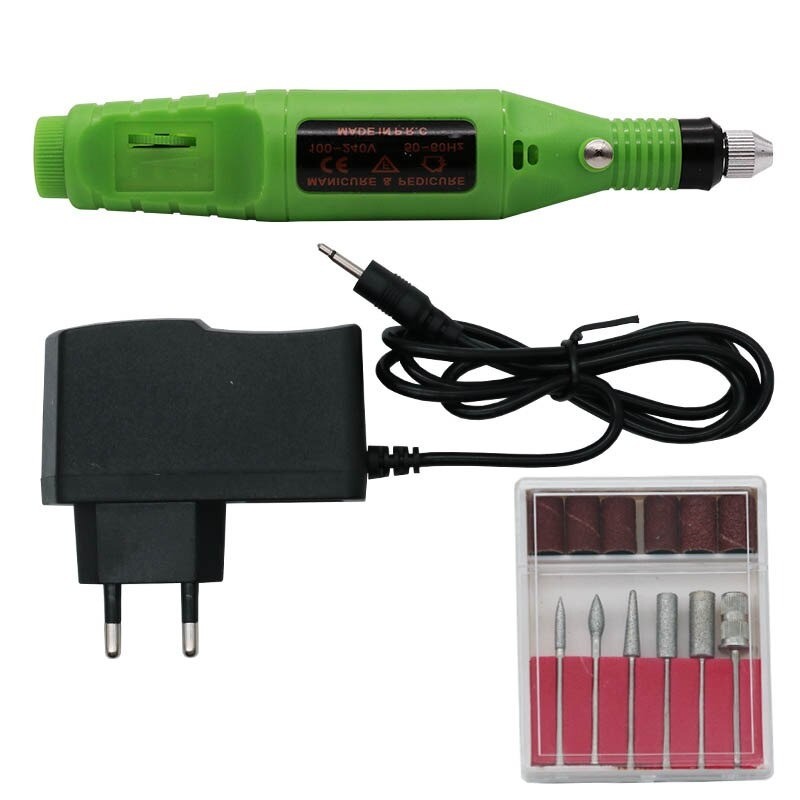 Elektrische Nagelbohrmaschine - Nagelfeile - Graviermaschine - mit Bohrer - EU-Stecker Elektrische Nagelbohrmaschine - Nagelfeile - Graviermaschine - mit Bohrer - EU-Stecker