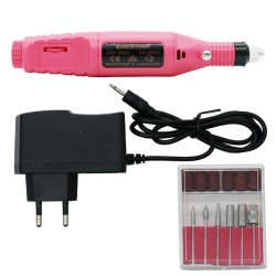 Elektrische Nagelbohrmaschine - Nagelfeile - Graviermaschine - mit Bohrer - EU-Stecker