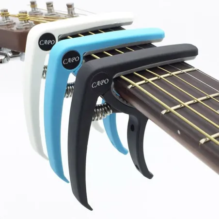 Plastic guitar capo - for 6-string instrumentGuitars