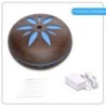 Ultrasonic air humidifier - essential oils diffuser - wood grain - LED - 500 mlHumidifiers
