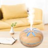 Ultrasonic air humidifier - essential oils diffuser - wood grain - LED - 500 mlHumidifiers