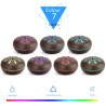 Ultrasonic air humidifier - essential oils diffuser - wood grain - LED - 500 mlHumidifiers