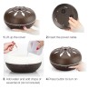 Ultrasonic air humidifier - essential oils diffuser - wood grain - LED - 500 mlHumidifiers