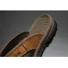 Klassische Herrensandalen - Flip Flops - echtes Rindsleder