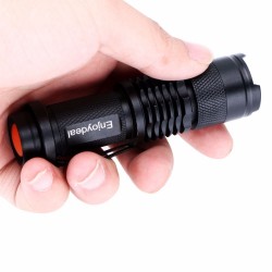 Mini-Taschenlampe - superhell - einstellbarer Zoom-Fokus - 2000 lm - CREE Q5 - LED