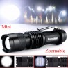 Mini-Taschenlampe - superhell - einstellbarer Zoom-Fokus - 2000 lm - CREE Q5 - LED