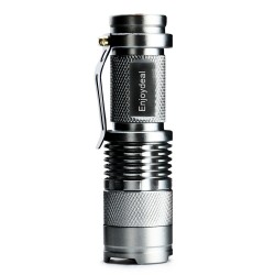 Mini-Taschenlampe - superhell - einstellbarer Zoom-Fokus - 2000 lm - CREE Q5 - LED