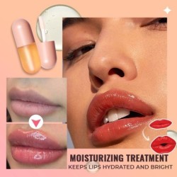 Lippen voluminöser Lippenstift - Lipgloss - Tages-/Nachtserum