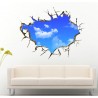 3D blue sky - wall / ceiling sticker - 50 * 70 cmWall stickers