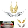 3D-Metallflügel - Auto- / Motorradaufkleber - 2 Stück