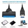 SATA zu USB 3.0 / 2.0 / Typ-C - Kabel - Adapter - 2,5 Zoll externe SSD HDD
