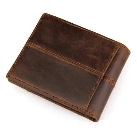 Elegante Herren Geldbörse - echtes Rindsleder
