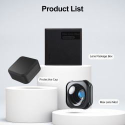 Objektiv aus Aluminiumlegierung - 155-Grad-Ultraweitwinkelobjektiv - wasserdicht - für GoPro Hero 9 10 11 Black