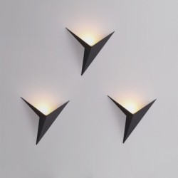 Moderne LED-Wandleuchte - Dreiecksdesign - Aluminium - 3W - 220V