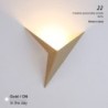 Moderne LED-Wandleuchte - Dreiecksdesign - Aluminium - 3W - 220V