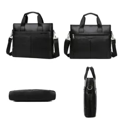 Elegante Business-Umhängetasche - Leder