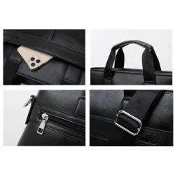 Elegante Business-Umhängetasche - Leder