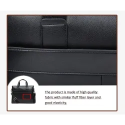 Elegante Business-Umhängetasche - Leder